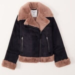 Abercrombie & Fitch Black and Tan Kids Jacket